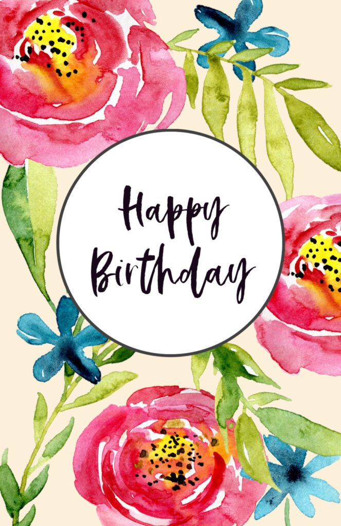 Free Printable Birthday Cards Free Printable Birthday 