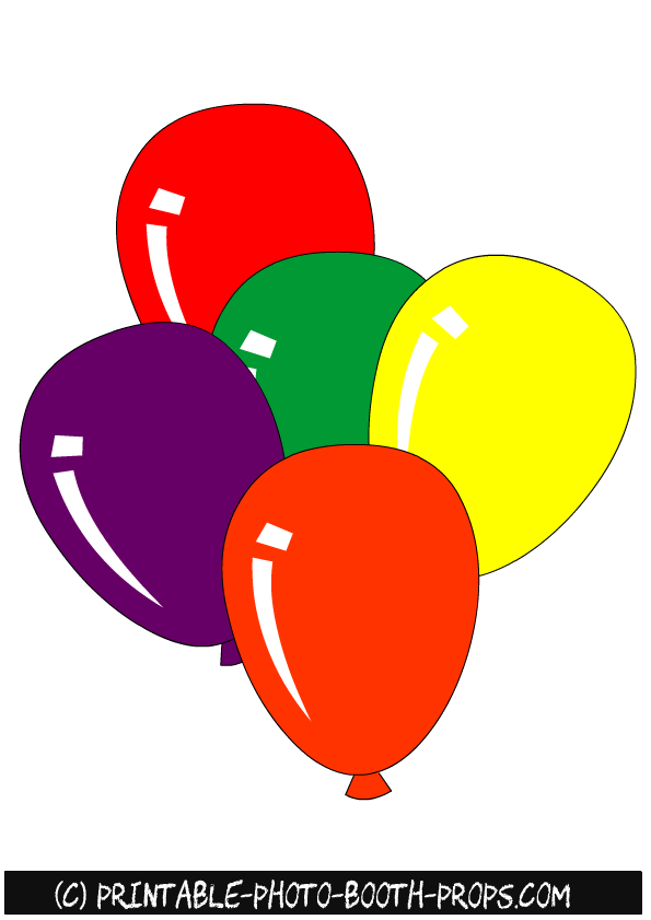 Printable Birthday Balloons