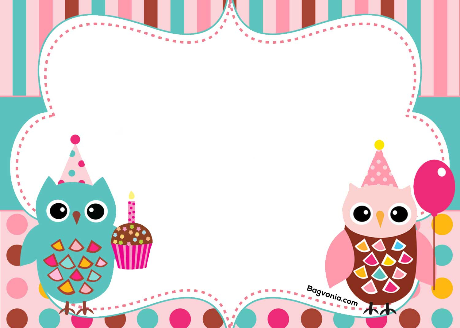 FREE Printable Owl Birthday Invitation FREE Printable 