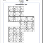 Free Printable Triple Sudoku Puzzles With Answers Many