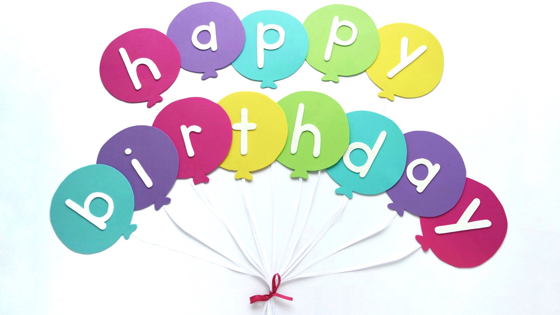 Happy Birthday Banner DIY Template Balloon Birthday 