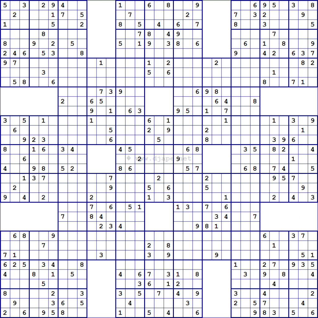 Hard Sudoku Printable Canas bergdorfbib co Printable 