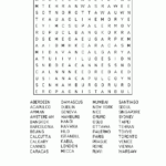 John S Word Search Puzzles Cities Of The World