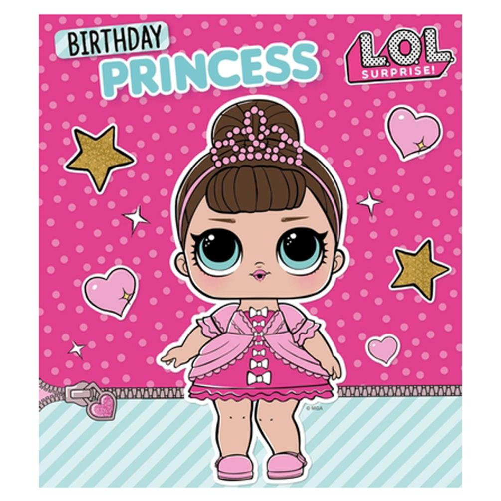 Lol Surprise Birthday Card Printable Printable Birthday