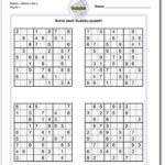 Medium Level Printable Sudoku Sudoku Printable
