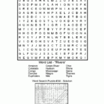 Medium Word Searches Printable Word Searches