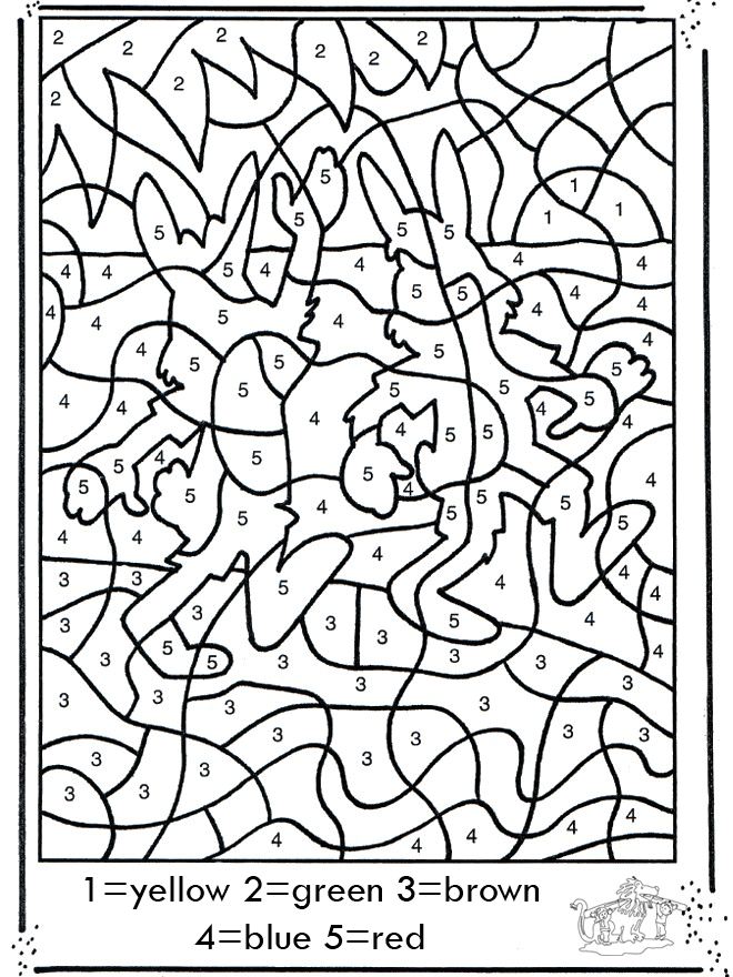 Number Drawing Coloring By Number