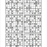 Obsessed Printable Sudoku Puzzles 6 Per Page Derrick Website