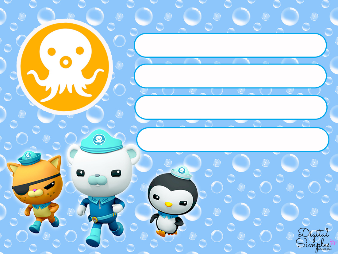 Octonauts Free Party Printables And Invitations Oh My 