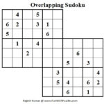 Overlapping Sudoku Mini Sudoku Series 15 Printable