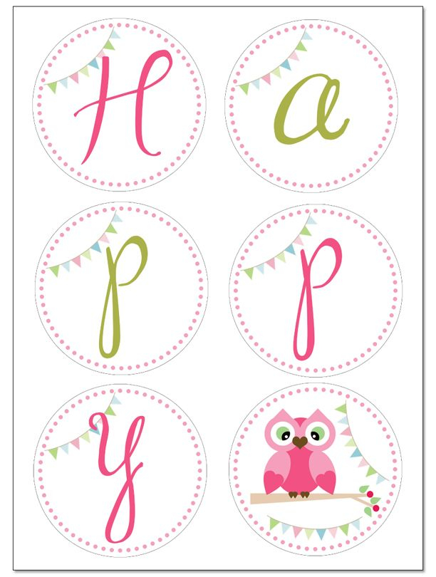 Owl Birthday Party With FREE Printables Owl Birthday 