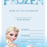 Partyandprints Frozen Birthday Party Invites