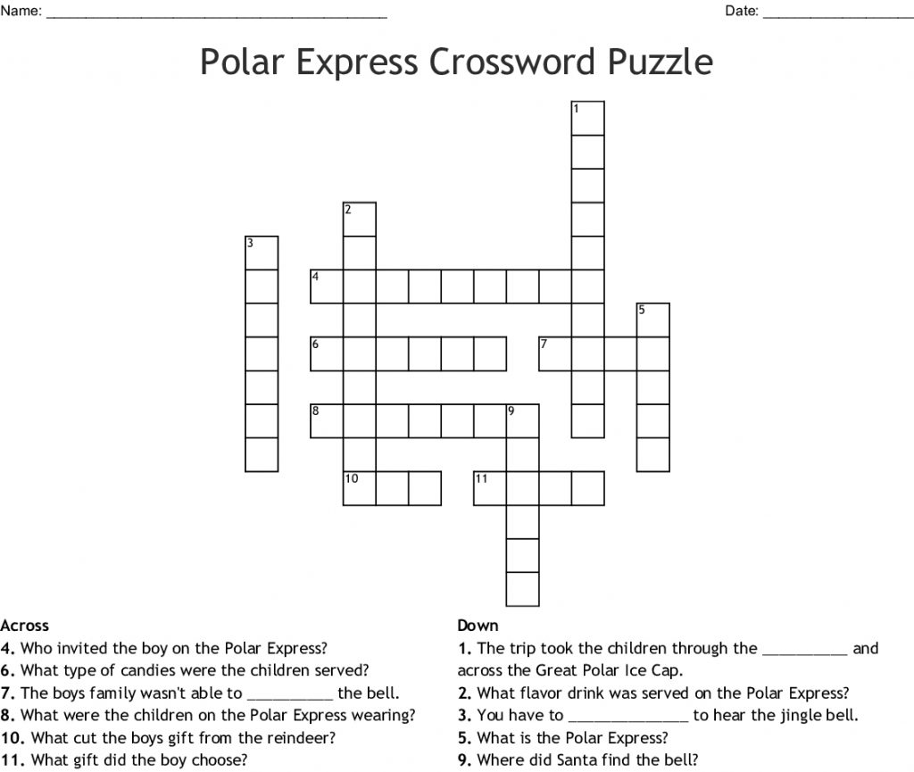 polar express word search printable