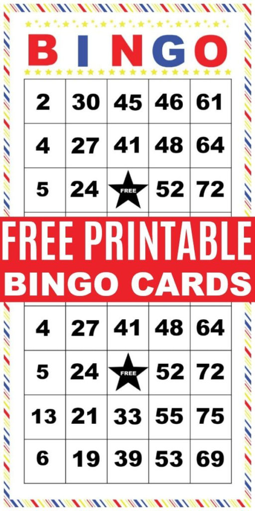 Printable Bingo Cards Free Printable Bingo Cards Bingo