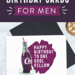 Printable Birthday Cards For Him Premium Free