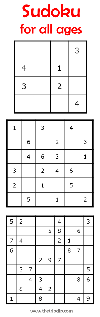 Printable Sudoku 4X4 Printable Sudoku Free