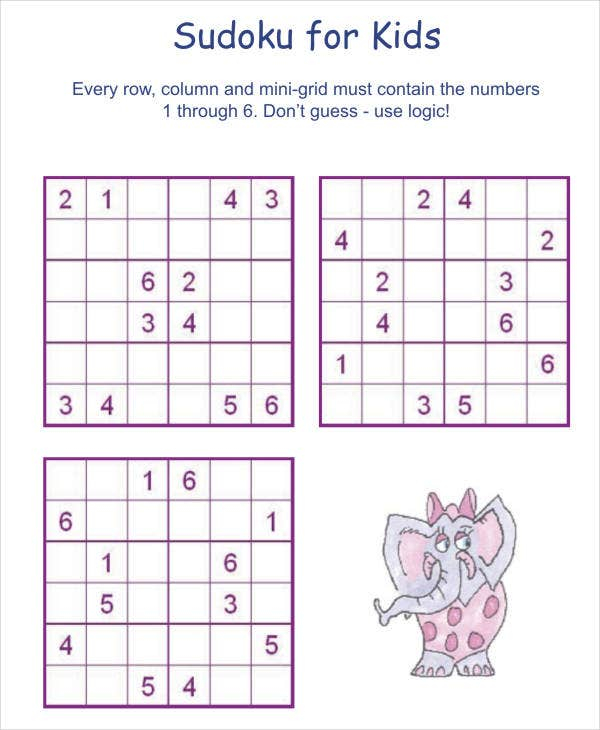 Printable Sudoku Puzzle 7 Free PDF Documents Download