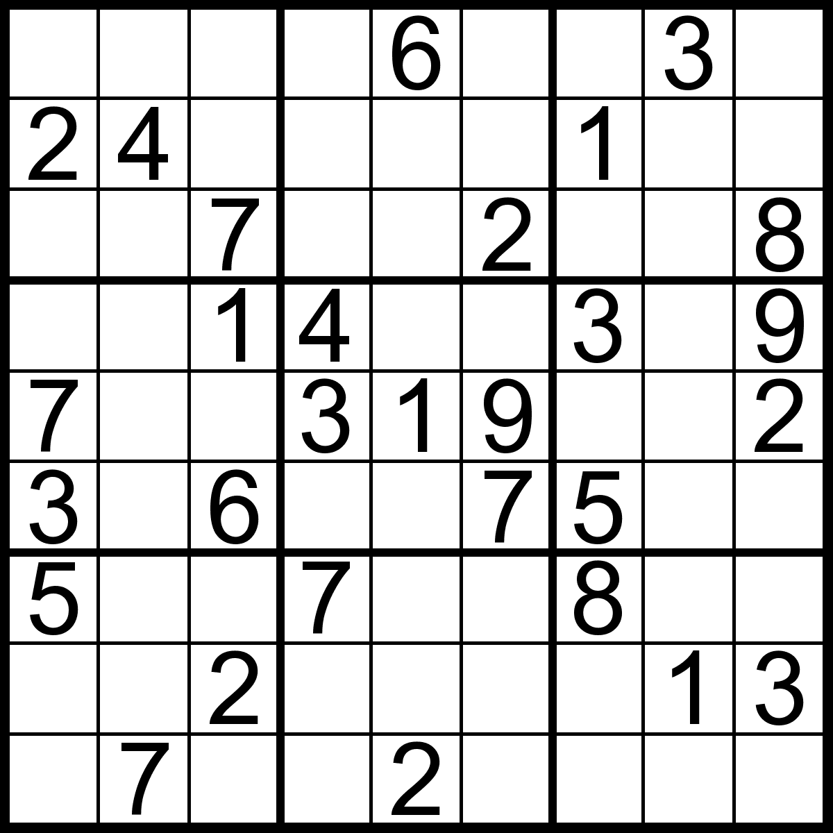 Printable Sudoku Puzzles 6 Coloring Kids