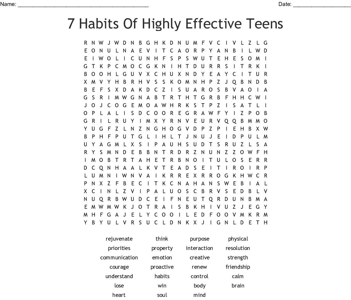 Printable Word Searches For Teens Word Search Printable