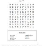 Printable Word Searches With Hidden Messages Calendar June