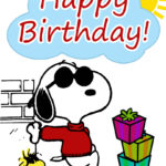 Snoopy Birthday Card Free Printable Birthday Cards