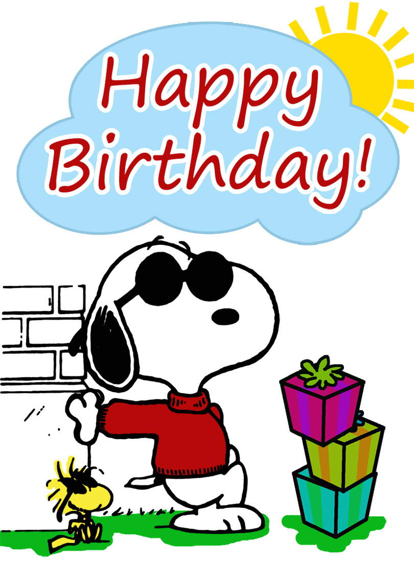 Snoopy Birthday Printables