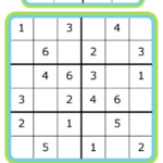 Sudoku 6X6 Imprimir Printable Template Free