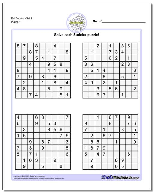 Sudoku Evil