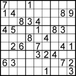 Sudoku Of The Day Bulletin Edition
