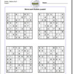 Sudoku Printable Sudoku Multiple Per Page Printable