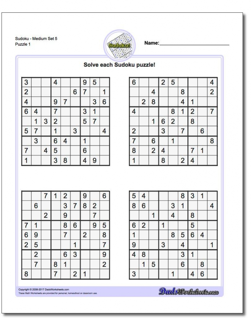 Sudoku Printable Sudoku Multiple Per Page Printable 