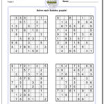 The Best Printable Sudoku Medium Aubrey Blog