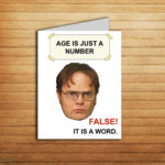 The Office Tv Show Birthday Card Printable The Office Cards