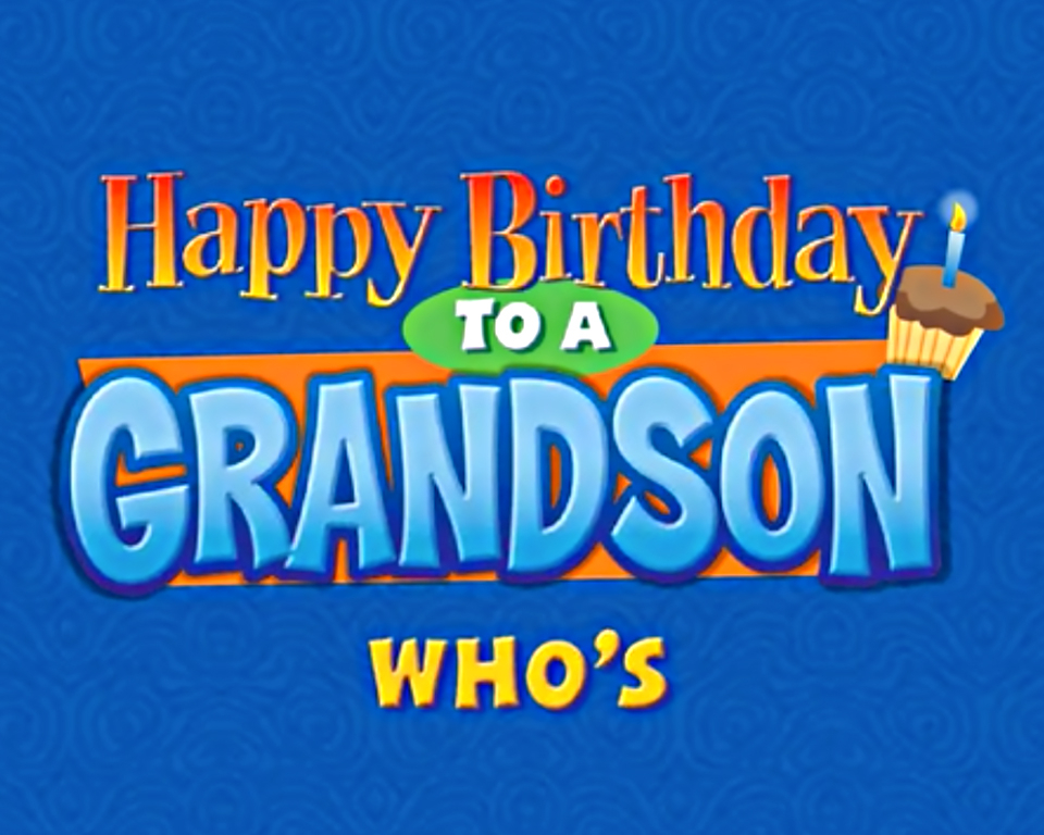  You re The Best Grandson Ecard Birthday ECard Blue 