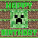 6 Best Minecraft Printable Happy Birthday Card