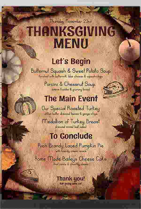 8 Dinner Party Menu Templates PSD AI Free Premium 