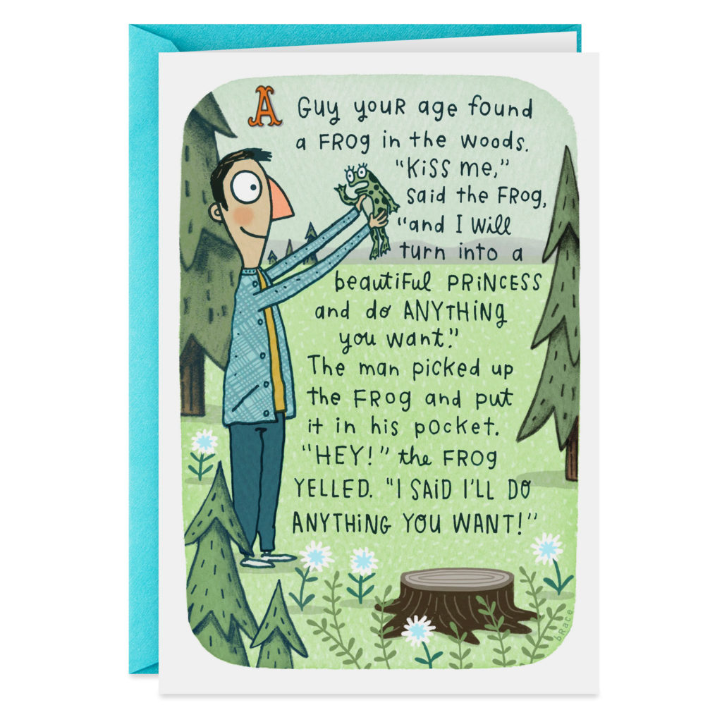 A Man Your Age Funny Birthday Card For Him Greeting