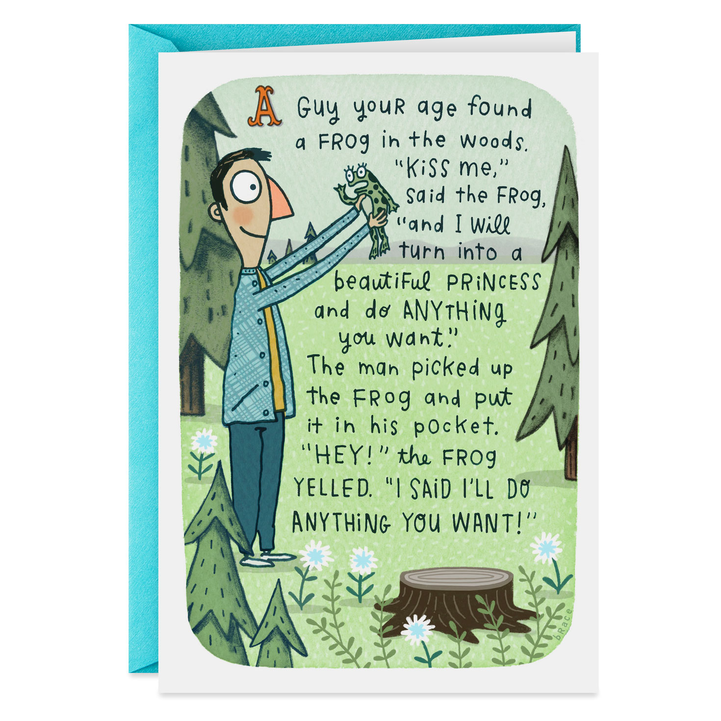 A Man Your Age Funny Birthday Card For Him Greeting 