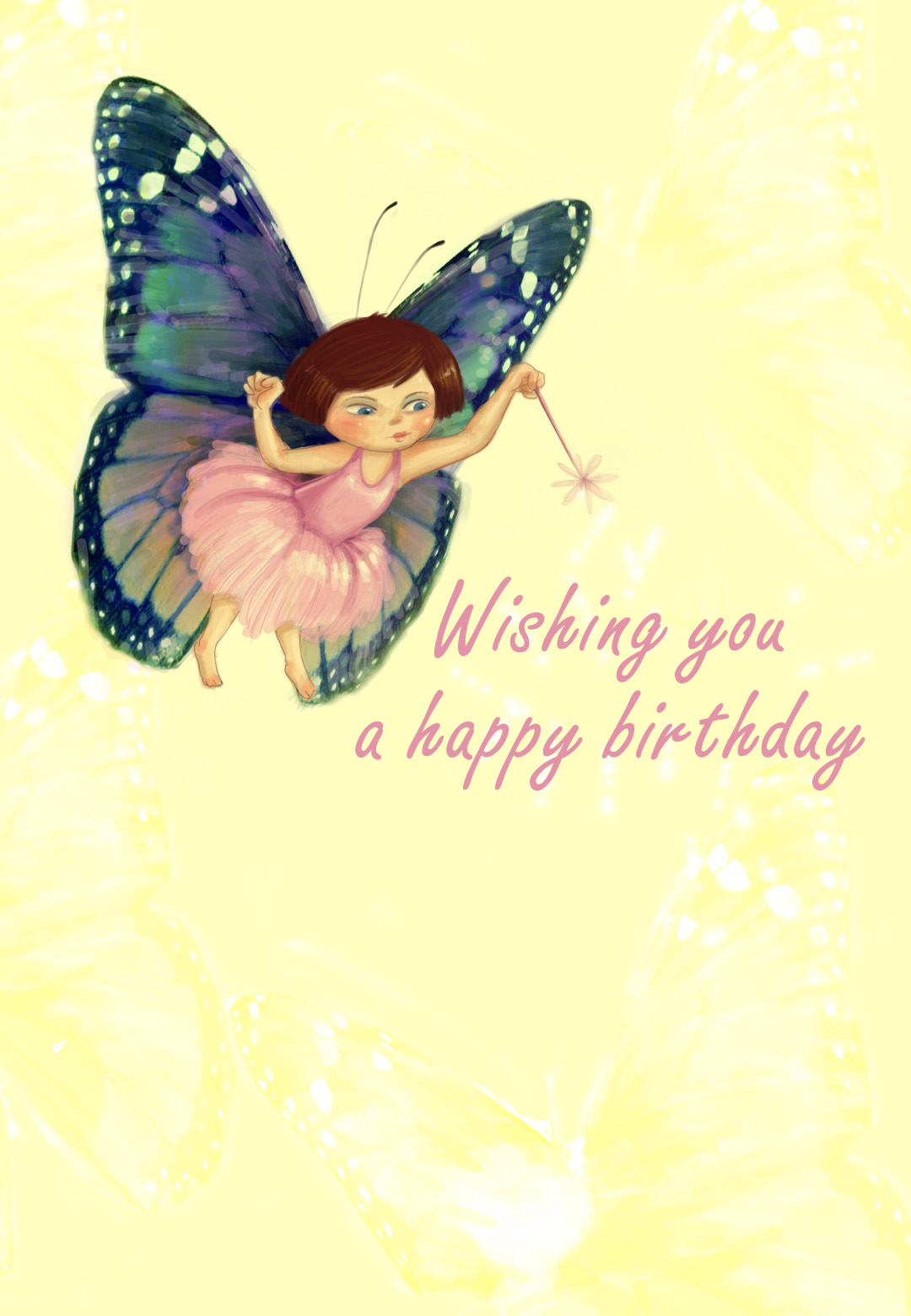 Birthday Fairy Birthday Card Free Greetings Island