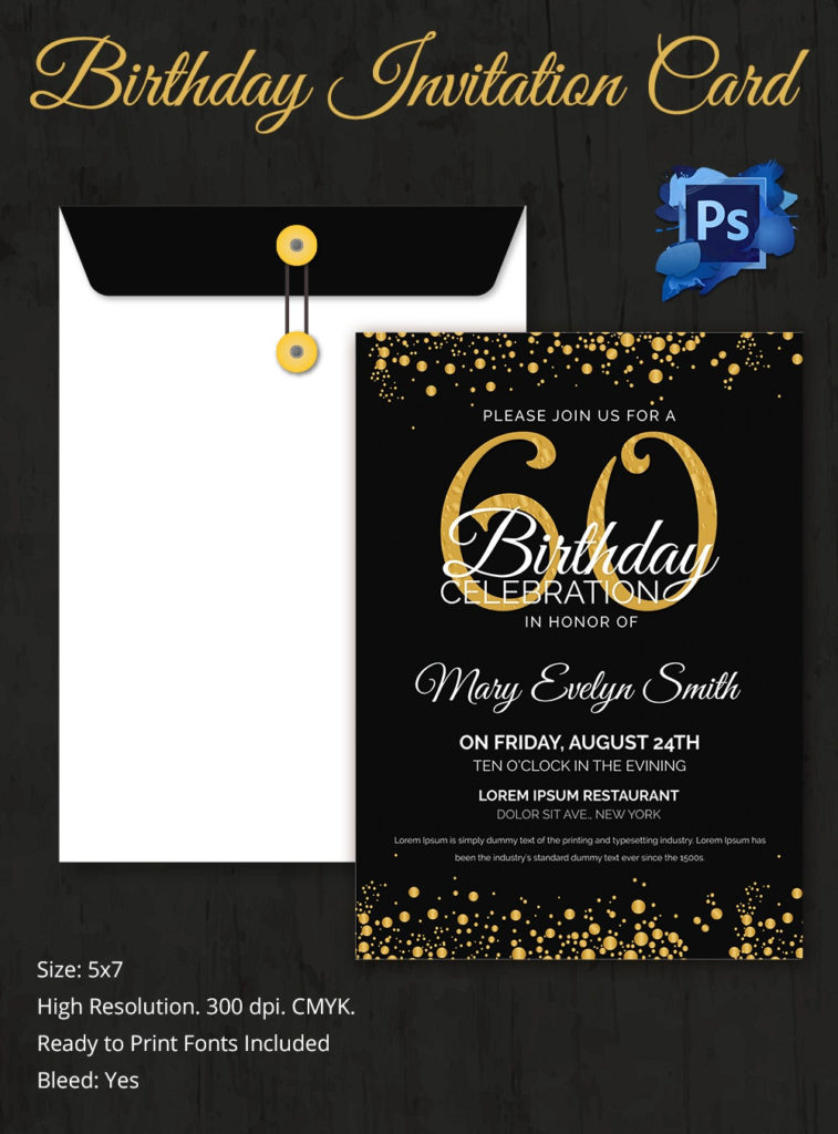 Birthday Invitation Template 32 Free Word PDF PSD AI