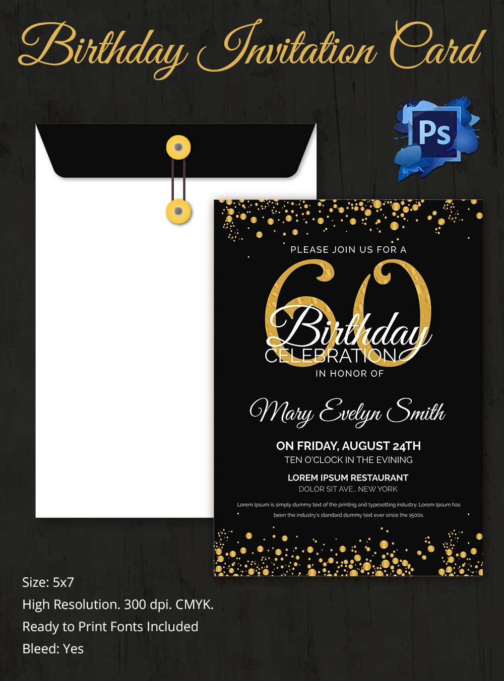 Birthday Invitation Template 32 Free Word PDF PSD AI 