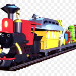 Casey Jr Circus Train Rail Transport Locomotive Track