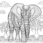 Coloriage De El Phant Imprimer Gratuitement Coloriage