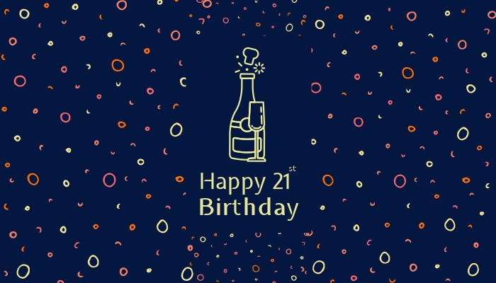 Create Custom 21st Birthday Cards Invitations In Seconds