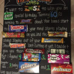 Dad S 60th Birthday Candy Board Candy Birthday Cards