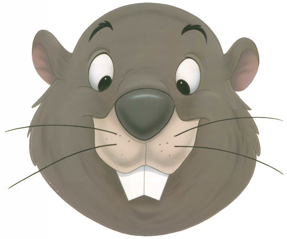 Downloadable Printable Gopher Mask Most Pooh