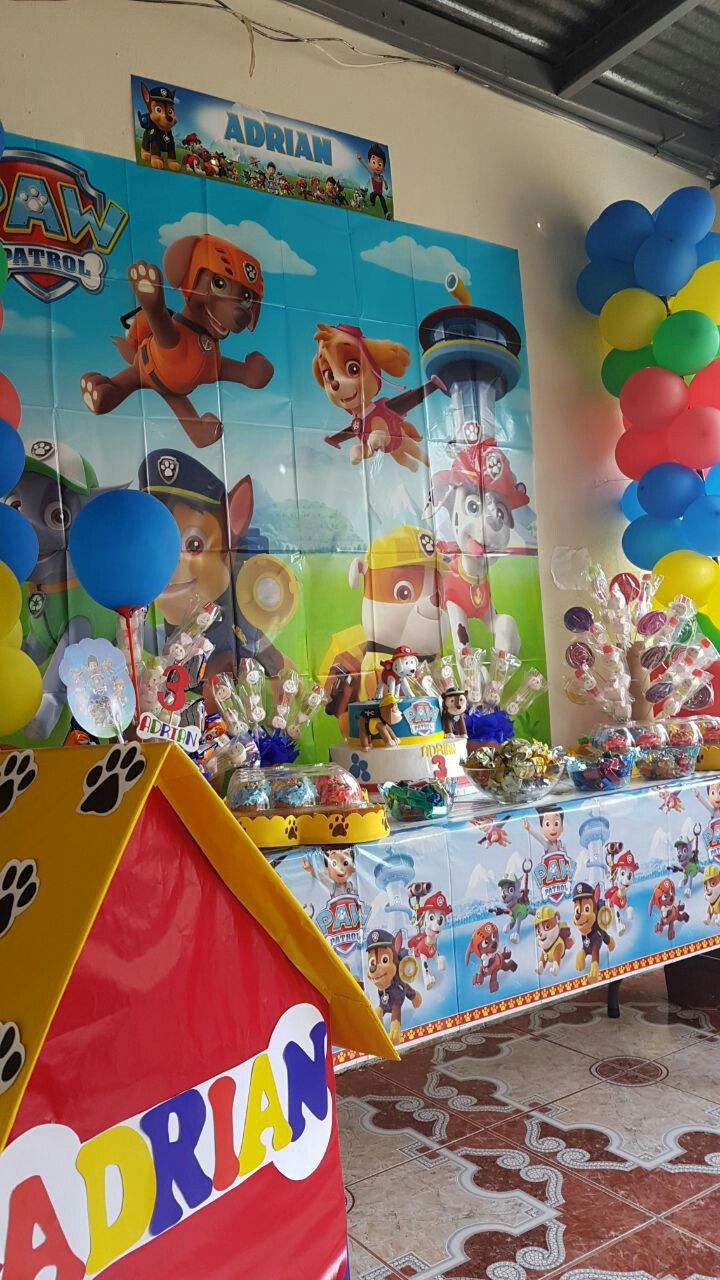 Fiesta Paw Patrol Ideas Como Decorar Decoraci n Paw
