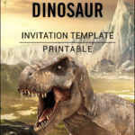 FREE Printable Dinosaur Birthday Party Invitation