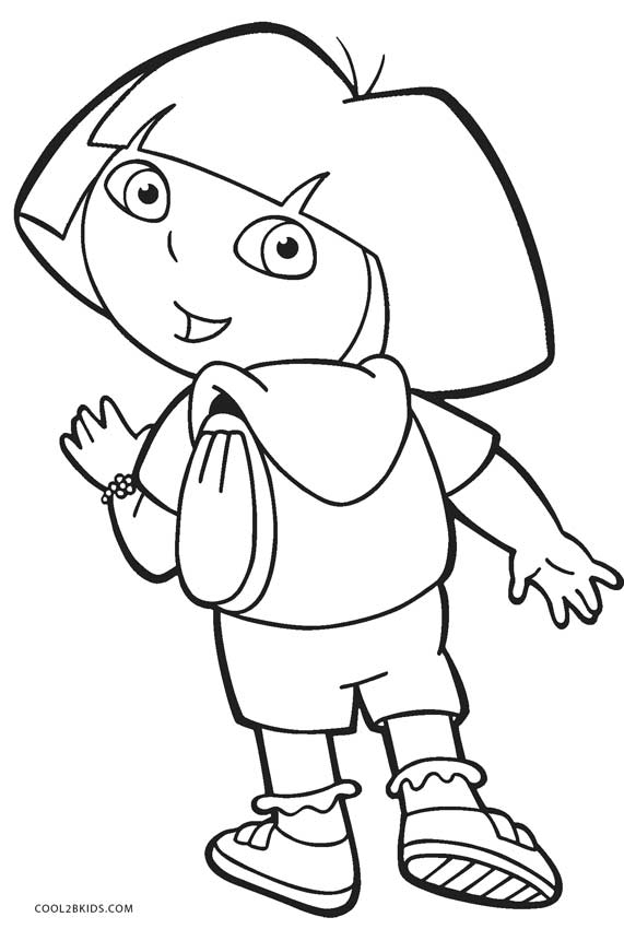 Free Printable Dora Coloring Pages For Kids