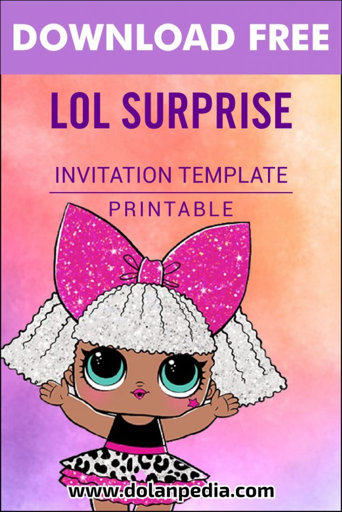  FREE Printable LOL Surprise Dolls Birthday Party 